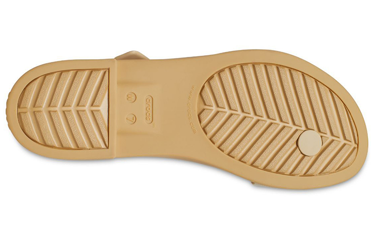 Sizing (W) Sandal Crocs Tulum 'Cokelat Muda' 207201-99P