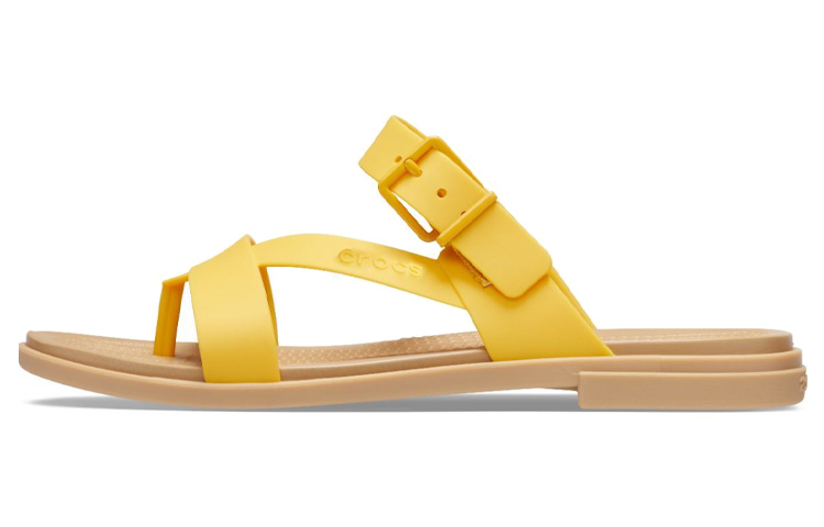 (Women) Crocs Tulum Sandal 'Yellow Brown' 206108-75Q