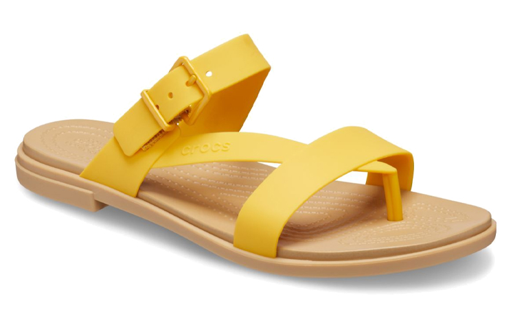 Lookbook (W) Crocs Tulum Sandale ''Gelb Braun'' 206108-75Q