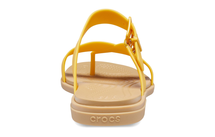 Purchase (W) Crocs Tulum Sandale ''Gelb Braun'' 206108-75Q