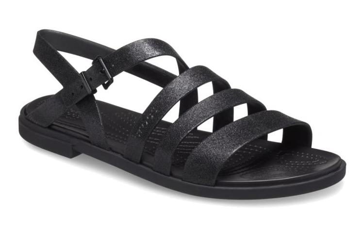Lookbook (Women) Crocs Tulum sandals 'All Black' 206737-0L9