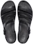 Shop (Women) Crocs Tulum sandals 'All Black' 206737-0L9