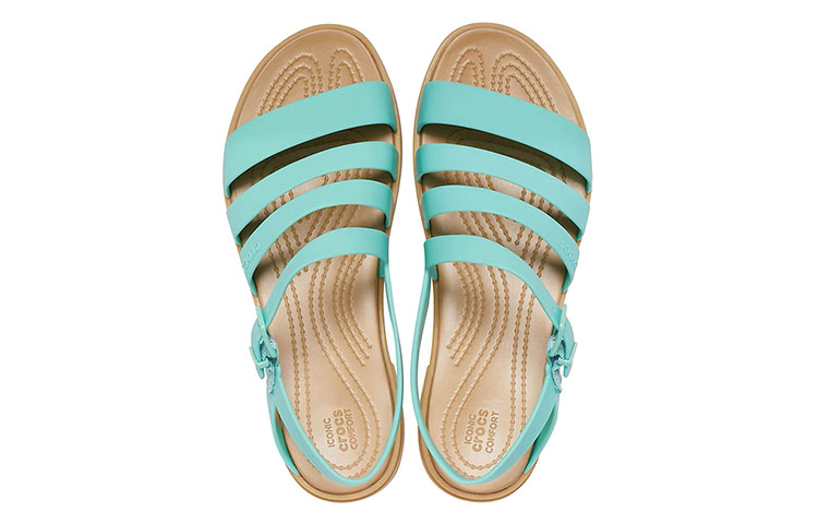 Shop (W) Sandalias Crocs Tulum Verde 206107-3U3