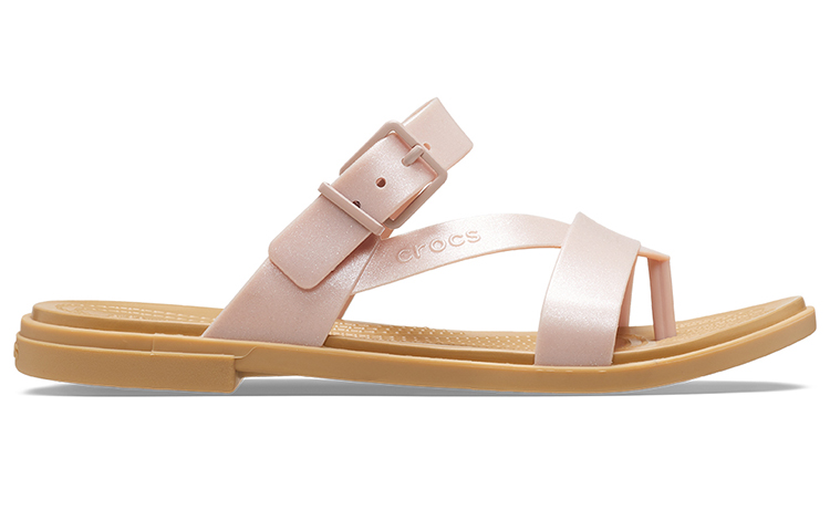 Order (W) Crocs Tulum Tumit Jepit Berkilau 'Pink Clay' 208666-6TY