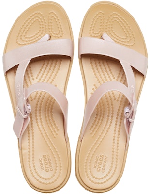 (W) Crocs Tulum Tumit Jepit Berkilau 'Pink Clay' 208666-6TY Shop (W) Crocs Tulum Tumit Jepit Berkilau 'Pink Clay' 208666-6TY