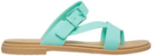 Order (W) 크록스 툴룸 토 포스트 블루 브라운 (Crocs tulum toe post blue brown) 206108-3U3
