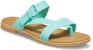 (W) Crocs Tulum Toe Post 'Biru Coklat' 206108-3U3