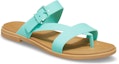 Lookbook (W) Crocs Tulum Toe Post 'Biru Coklat' 206108-3U3