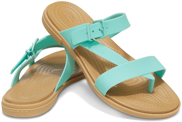 (W) Crocs Tulum Toe Post 'Biru Coklat' 206108-3U3 Shop (W) Crocs Tulum Toe Post 'Biru Coklat' 206108-3U3