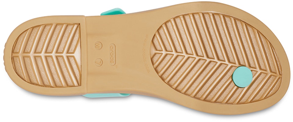 (W) Crocs Tulum Toe Post 'Biru Coklat' 206108-3U3 Sizing (W) Crocs Tulum Toe Post 'Biru Coklat' 206108-3U3
