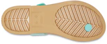 Sizing (W) 크록스 툴룸 토 포스트 블루 브라운 (Crocs tulum toe post blue brown) 206108-3U3