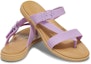 Shop (W) Crocs Tulum Toe Post 'Ungu Muda' 206108-5PR