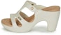 (W) Crocs V Heel Belakang Terbuka 'Simplistic Retro White' 201301-13S