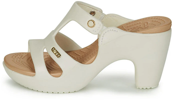 (Women) Crocs V Heel Open Back 'Simplistic Retro White' 201301-13S Buy (Women) Crocs V Heel Open Back 'Simplistic Retro White' 201301-13S