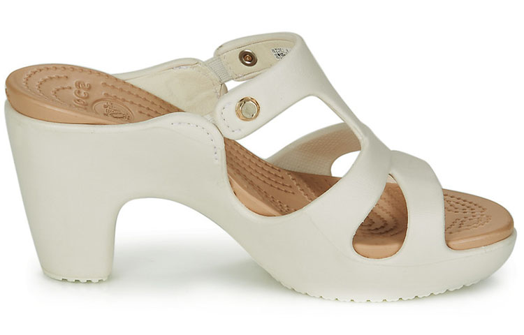 Order (Women) Crocs V Heel Open Back 'Simplistic Retro White' 201301-13S