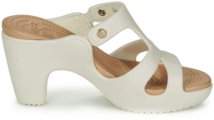 (Women) Crocs V Heel Open Back 'Simplistic Retro White' 201301-13S Order (Women) Crocs V Heel Open Back 'Simplistic Retro White' 201301-13S