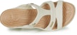 (W) Crocs V Heel Belakang Terbuka 'Simplistic Retro White' 201301-13S