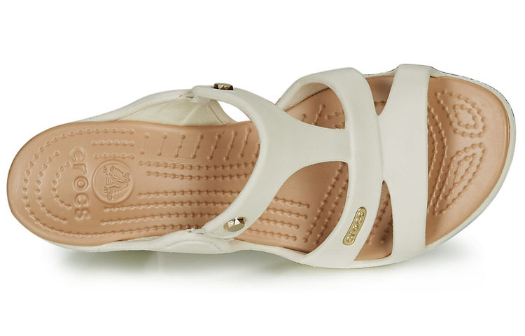Shop (Women) Crocs V Heel Open Back 'Simplistic Retro White' 201301-13S