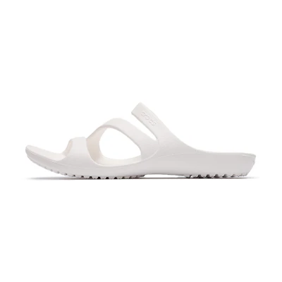 (W) Crocs White Slippers