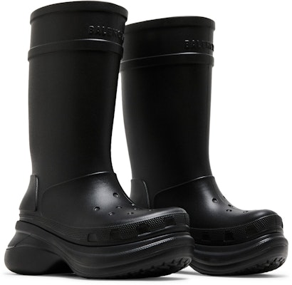 (Women) Crocs x Balenciaga Boot 'Black' 677388W1S8E1000 Cheap (Women) Crocs x Balenciaga Boot 'Black' 677388W1S8E1000