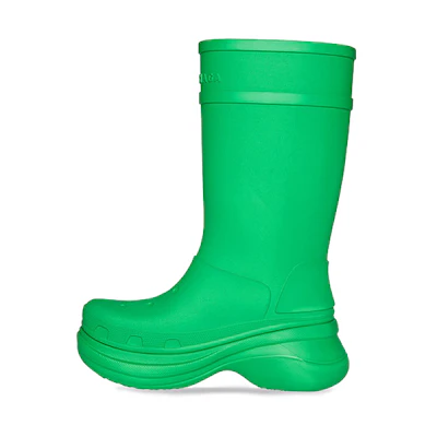 (W) Crocs Balenciaga Clog Boot 2.0 'Green'