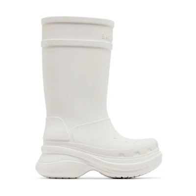 (W) Crocs Balenciaga Clog Boot 2.0 'White'