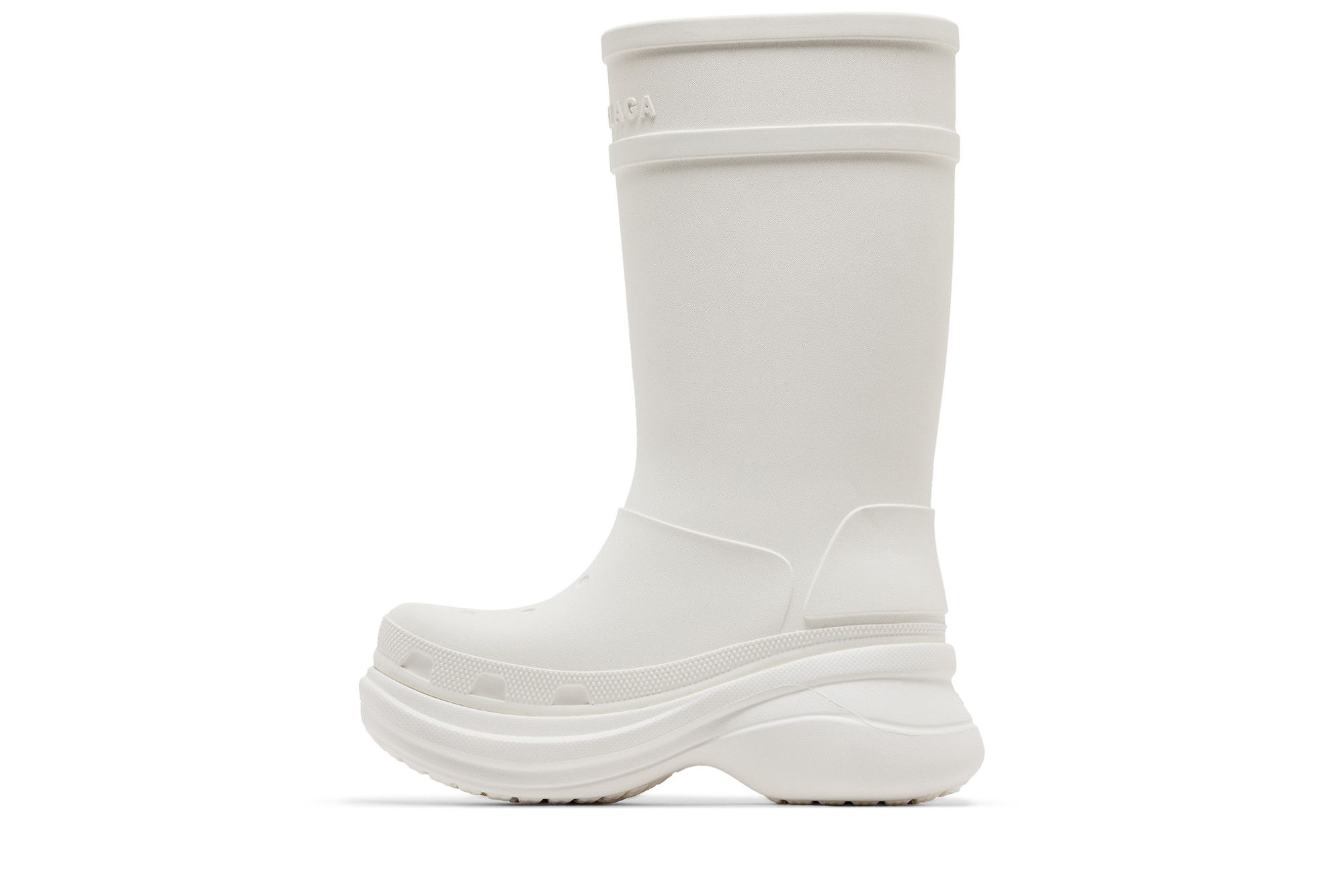 Lookbook (W) Crocs x Balenciaga Clog Boot 2.0 ''Wit'' 677388-W1S8E-9000