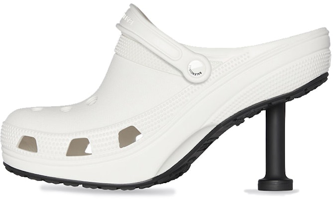 (Women) Crocs x Balenciaga Logo Debossed Pumps 'White' 677390-W1S8E-9000 Buy (Women) Crocs x Balenciaga Logo Debossed Pumps 'White' 677390-W1S8E-9000