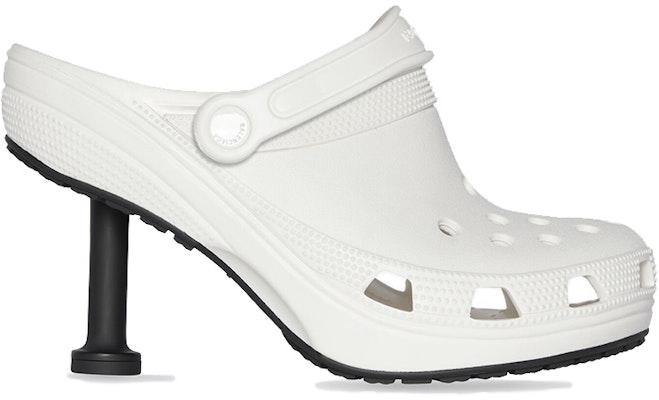 (W) Crocs x Balenciaga Zapatos de Tacón con Logo Grabado 'Blanco' 677390-W1S8E-9000 Order (W) Crocs x Balenciaga Zapatos de Tacón con Logo Grabado 'Blanco' 677390-W1S8E-9000