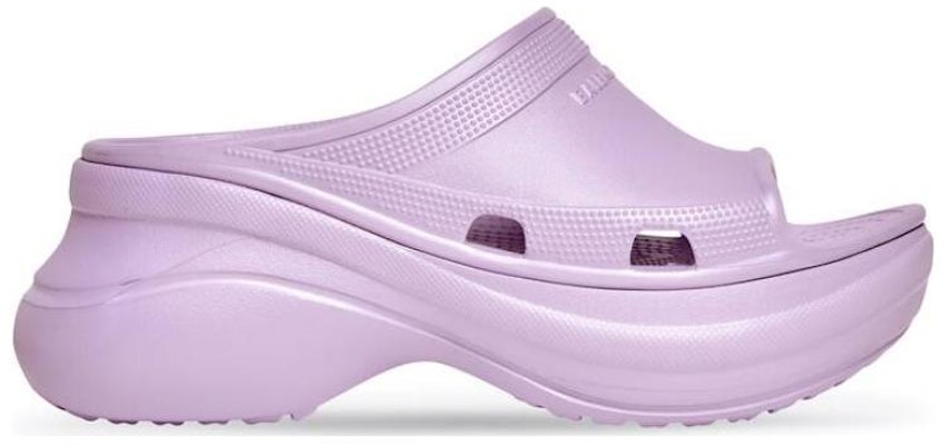 (W) Crocs x 巴黎世家 泳池拖鞋 '浅紫色' 677389-W1S8E-5600 Order (W) Crocs x 巴黎世家 泳池拖鞋 '浅紫色' 677389-W1S8E-5600