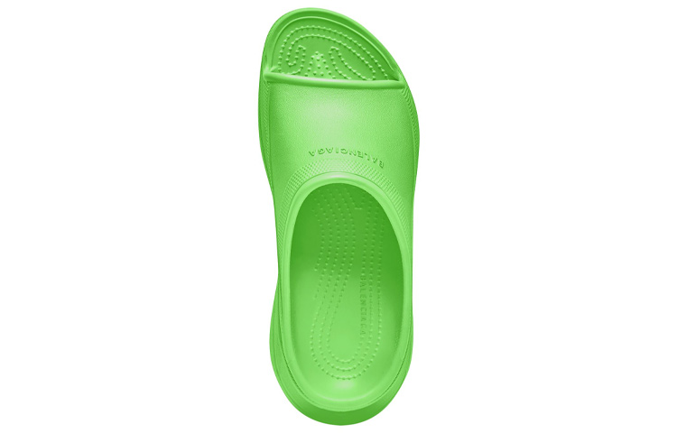 Lookbook (W) Sandal Crocs x Balenciaga Pool Slide 'Neon Green' 677389-W1S8E-3500