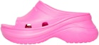 Buy (女款)Crocs x Balenciaga 膠底泳池拖鞋 '粉紅色' 677389-W1S8E-5300