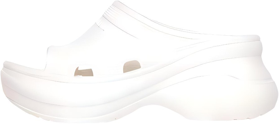 巴黎世家 Pool Crocs 時尚拖鞋 女款 白色 Buy 巴黎世家 Pool Crocs 時尚拖鞋 女款 白色