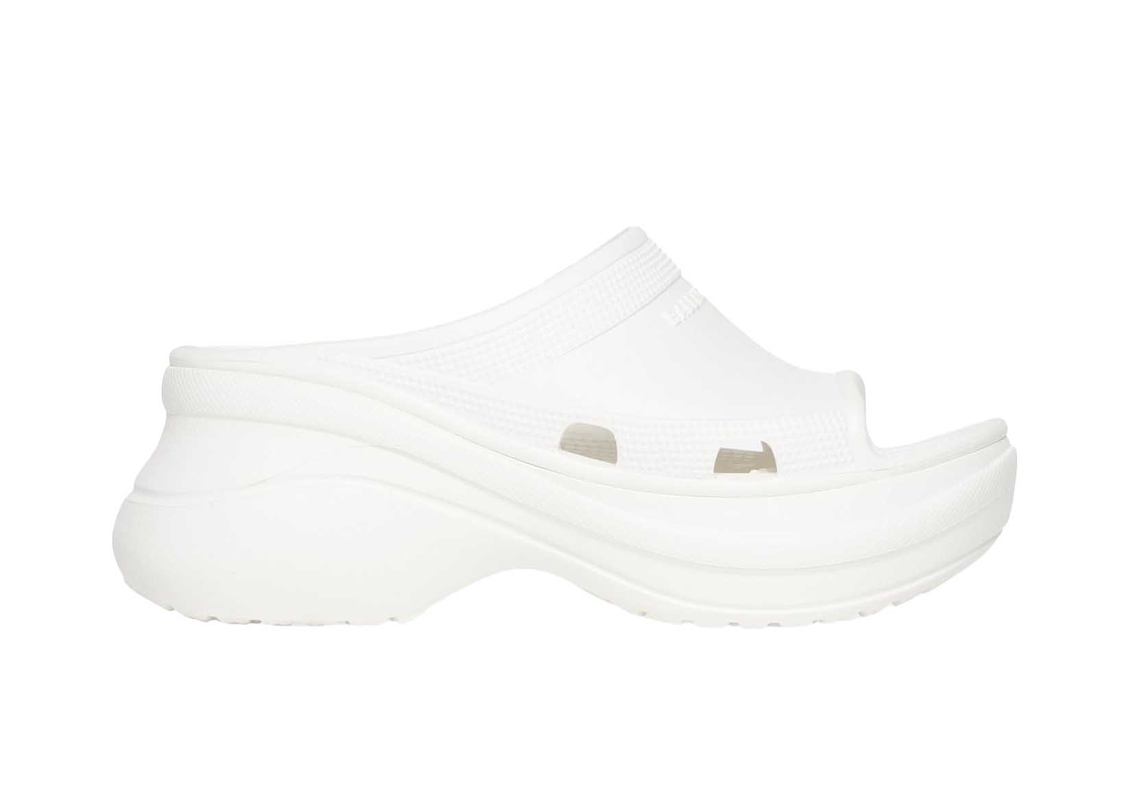 (Women) Crocs x Balenciaga Pool Slide Sandal 'White' 677389W1S8E9000 ...