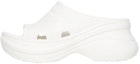 Buy (女款)Crocs x Balenciaga 白色泳池拖鞋 677389-W1S8E-9000