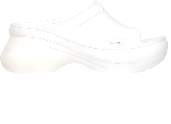 巴黎世家 Pool Crocs 時尚拖鞋 女款 白色 Order 巴黎世家 Pool Crocs 時尚拖鞋 女款 白色