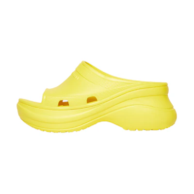 (W) Crocs Balenciaga Pool Slide Sandal 'Yellow'
