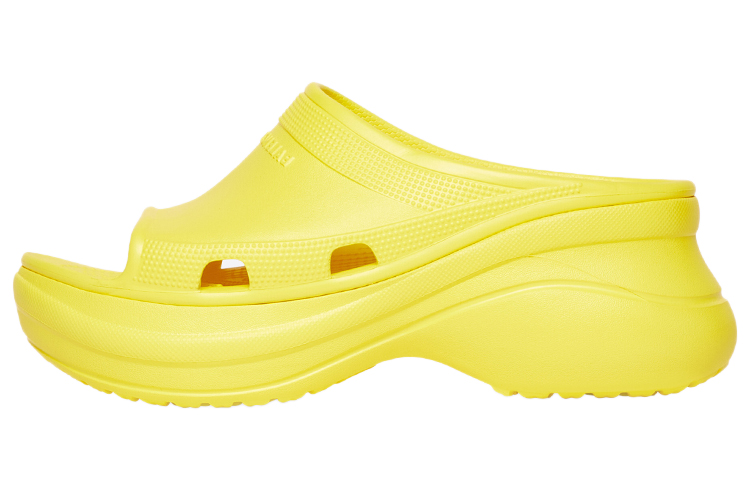 (Women) Crocs x Balenciaga Pool Slide Sandal 'Yellow'  677389-W1S8E-7000