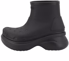 (Women) Crocs x Balenciaga Round-Toe Slip-On Short Boots Black 815522W1S8E1000 (Women) Crocs x Balenciaga Round-Toe Slip-On Short Boots Black 815522W1S8E1000