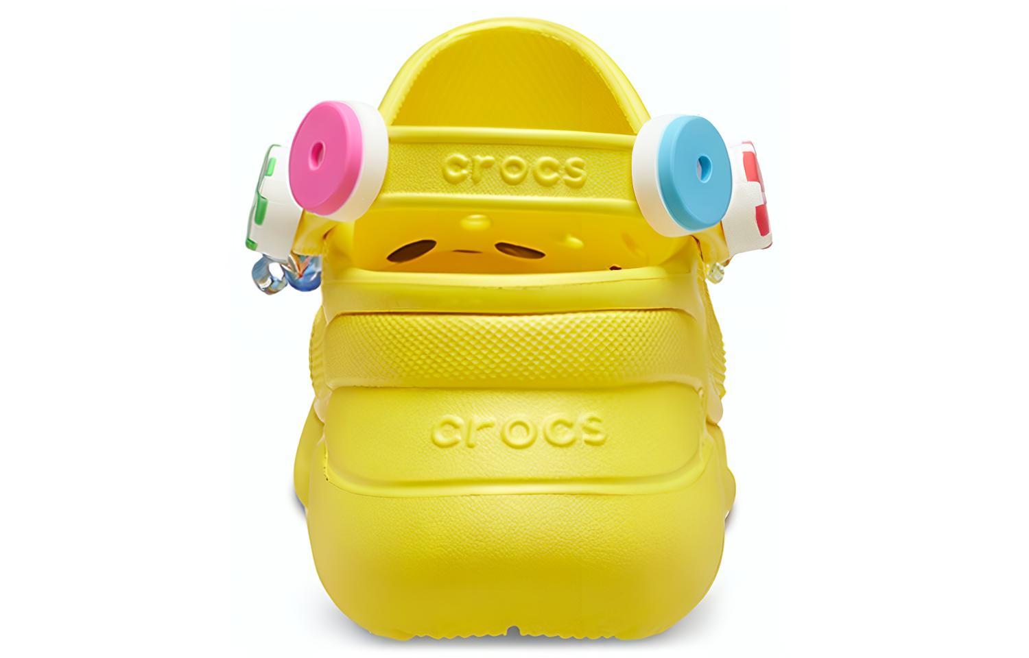 Lookbook Crocs x Lost General 復古BAE洞洞鞋 女款 檸檬黃