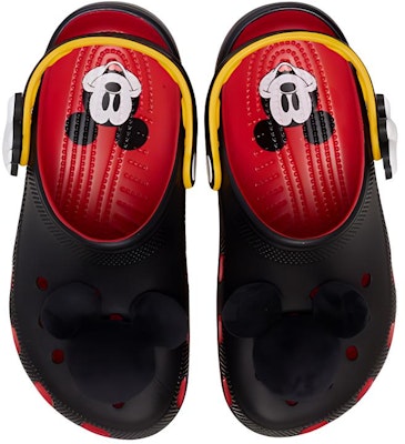 (W) Crocs x Mickey Mouse Zuecos Clásicos 'Negro Rojo' 209895-8C1 Shop (W) Crocs x Mickey Mouse Zuecos Clásicos 'Negro Rojo' 209895-8C1