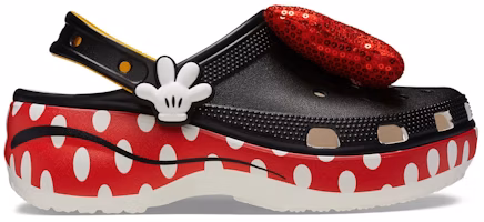 (Women) Crocs x Minnie Mouse Classic Platform Clogs 'Black Red White' 209896-100 (Women) Crocs x Minnie Mouse Classic Platform Clogs 'Black Red White' 209896-100