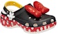 (W) Kasut Crocs x Minnie Mouse Platform 'Hitam Merah Putih'. 209896-100
