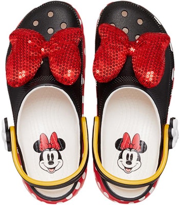(Women) Crocs x Minnie Mouse Classic Platform Clogs 'Black Red White' 209896-100 Shop (Women) Crocs x Minnie Mouse Classic Platform Clogs 'Black Red White' 209896-100
