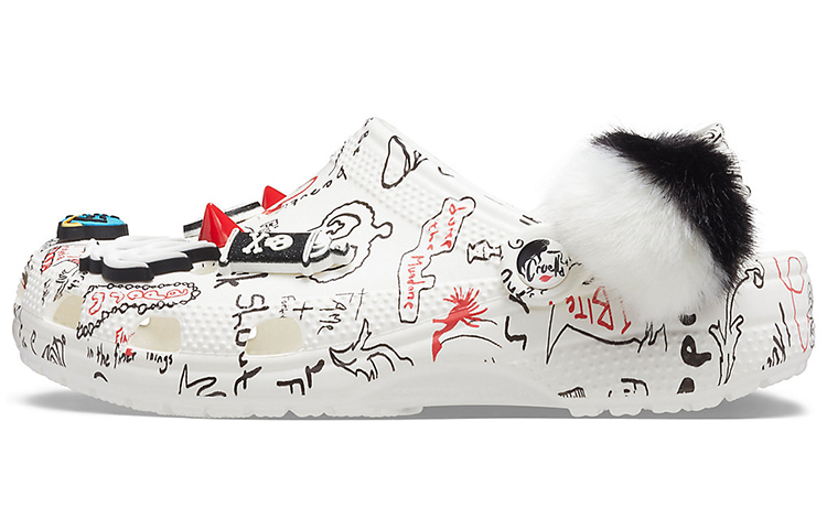 Buy (W) Crocs Classic Clog 'Stay Weird' Cruella 2 x - Tetap Nyentrik 207402-100