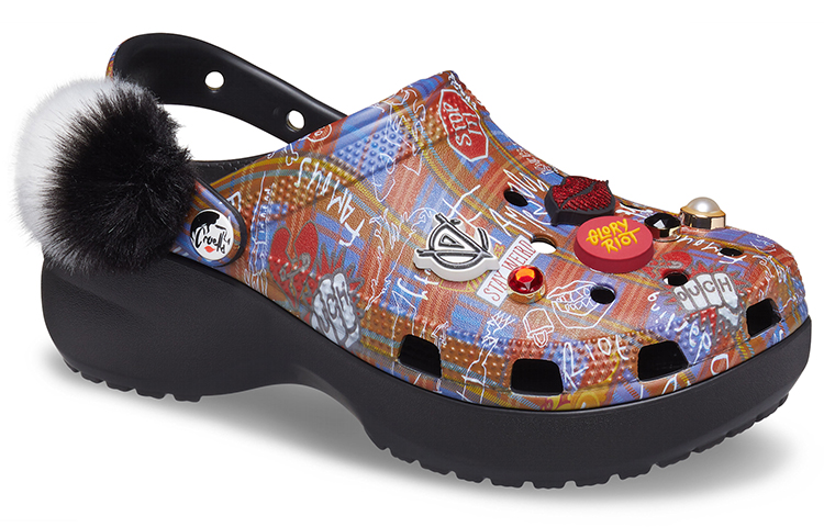 Lookbook (W) Cruella 2 x Crocs Classic Platform Clog 'Kekal Unik' 207399-001
