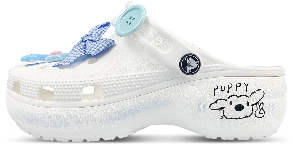 women-custom-crocs-classic-platform-clog-white-blue-summer-beach-sandals-206750-100-team47-crocs-bye-bye-dog