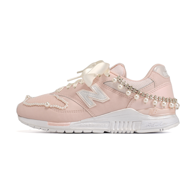 (Women) Custom New Balance 840 Pink Running Shoes - Breathable, Anti-Slip & Durable. WL840PP (Team356 - First Love's Lie)