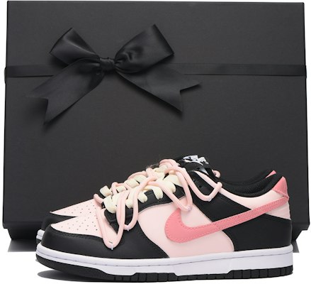 (Women) Custom Nike Dunk Low "Strawberry and Cream" Black Pink Sneakers Gift Set CW1590-100 (Team59 Women's Black Pink 913SBOX) Buy (Women) Custom Nike Dunk Low "Strawberry and Cream" Black Pink Sneakers Gift Set CW1590-100 (Team59 Women's Black Pink 913SBOX)