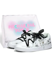 (Women) Custom Nike Ebernon Low 'Starry Butterfly' Chinese Ink Art Sneakers AQ1779-100 (Team83 Women's Starry Night Butterfly SBOX) (Women) Custom Nike Ebernon Low 'Starry Butterfly' Chinese Ink Art Sneakers AQ1779-100 (Team83 Women's Starry Night Butterfly SBOX)